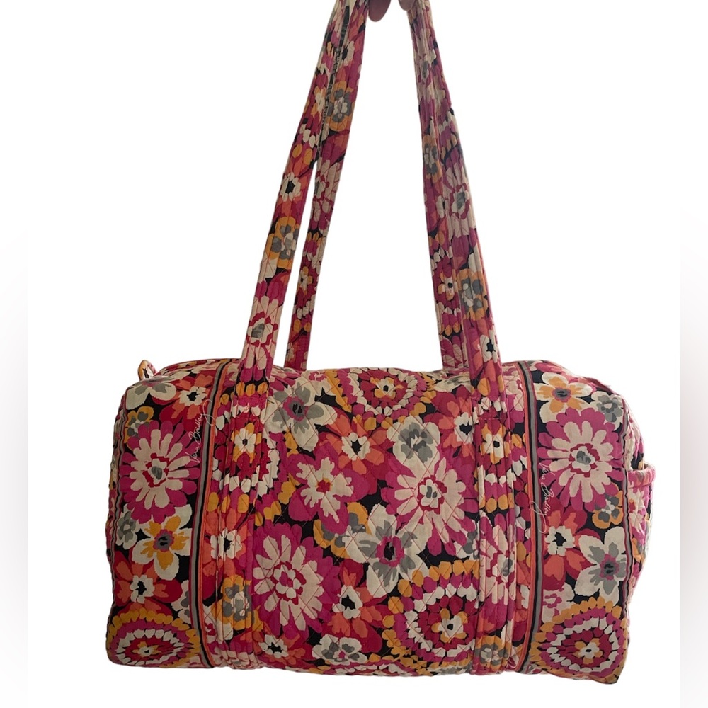VERA BRADLEY Duffle Bag Retired Raspberry Fizz Size Large